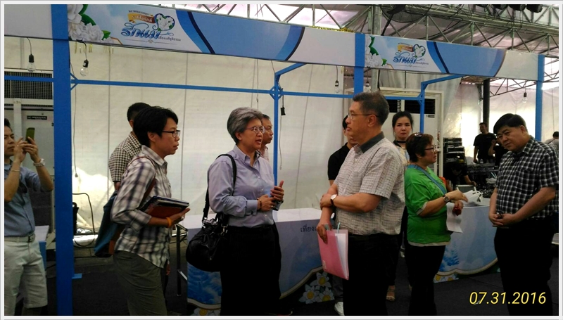 ﻿คณะผู้บริหารกระทรวงยุติธรรม ตรวจเยี่ยมความพร้อมในการจัดงานตลาดคลองผดุง
